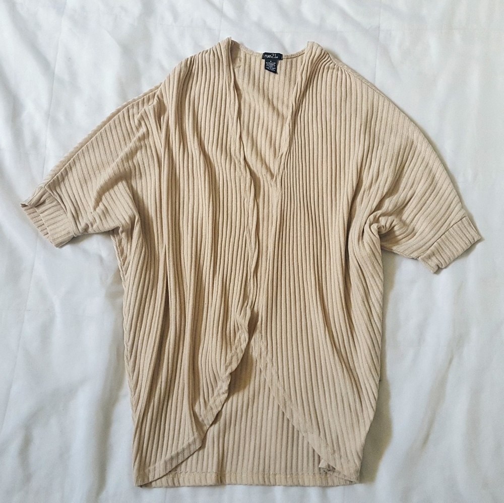 Rue21 Tan Open Cardigan Size Medium - Picture 1 of 1